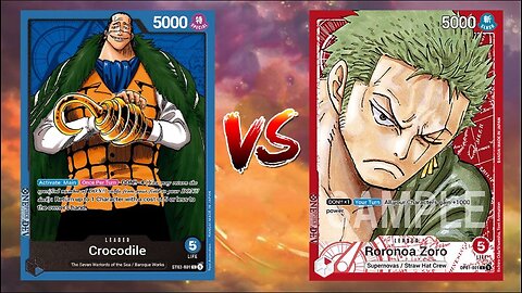 One Piece TCG Crocodile VS Zoro!!