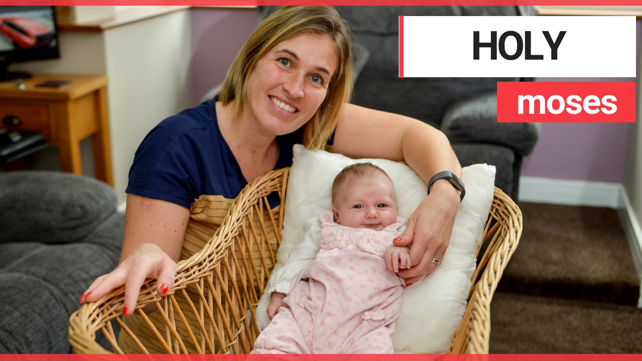 A Moses basket has been in a family for four generations