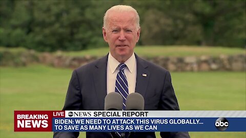 ABC News Special Report: Biden announces plan to donate 500M doses of Pfizer vaccine to global supply