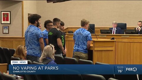 Vote to ban vaping at parks Charlotte County