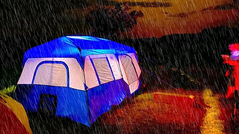 I went Tent Camping In The Rain!