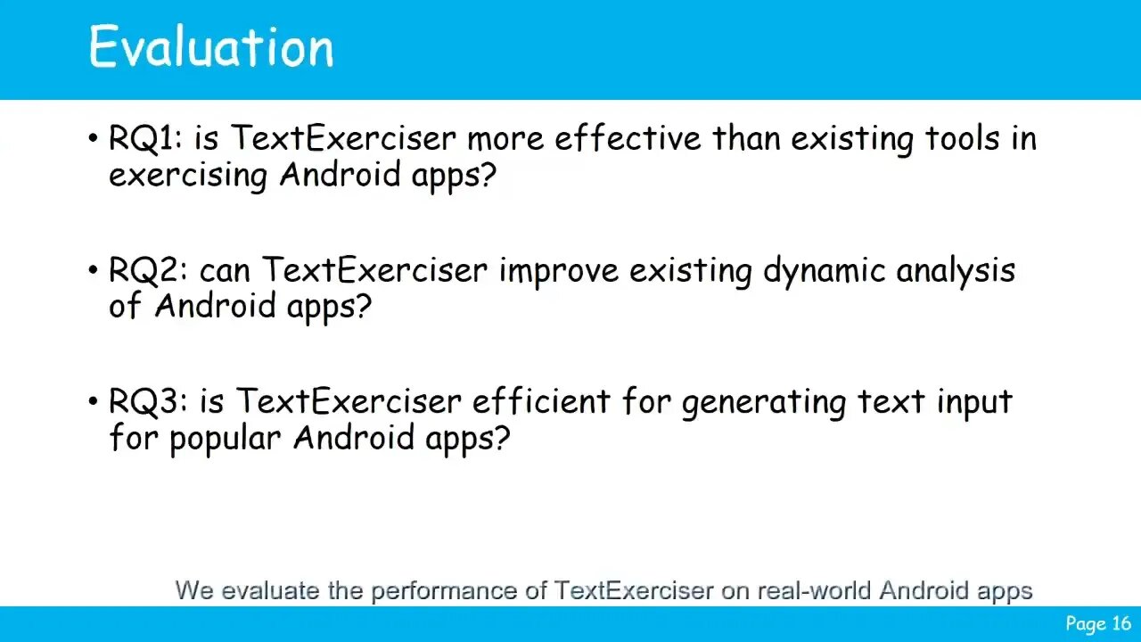 TextExerciser Feedback Driven Text Input Exercising for Android Applications