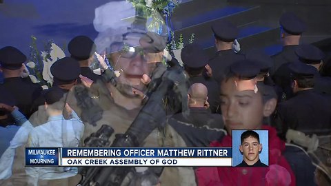 Milwaukee says goodbye to fallen MPD Officer Matthew Rittner