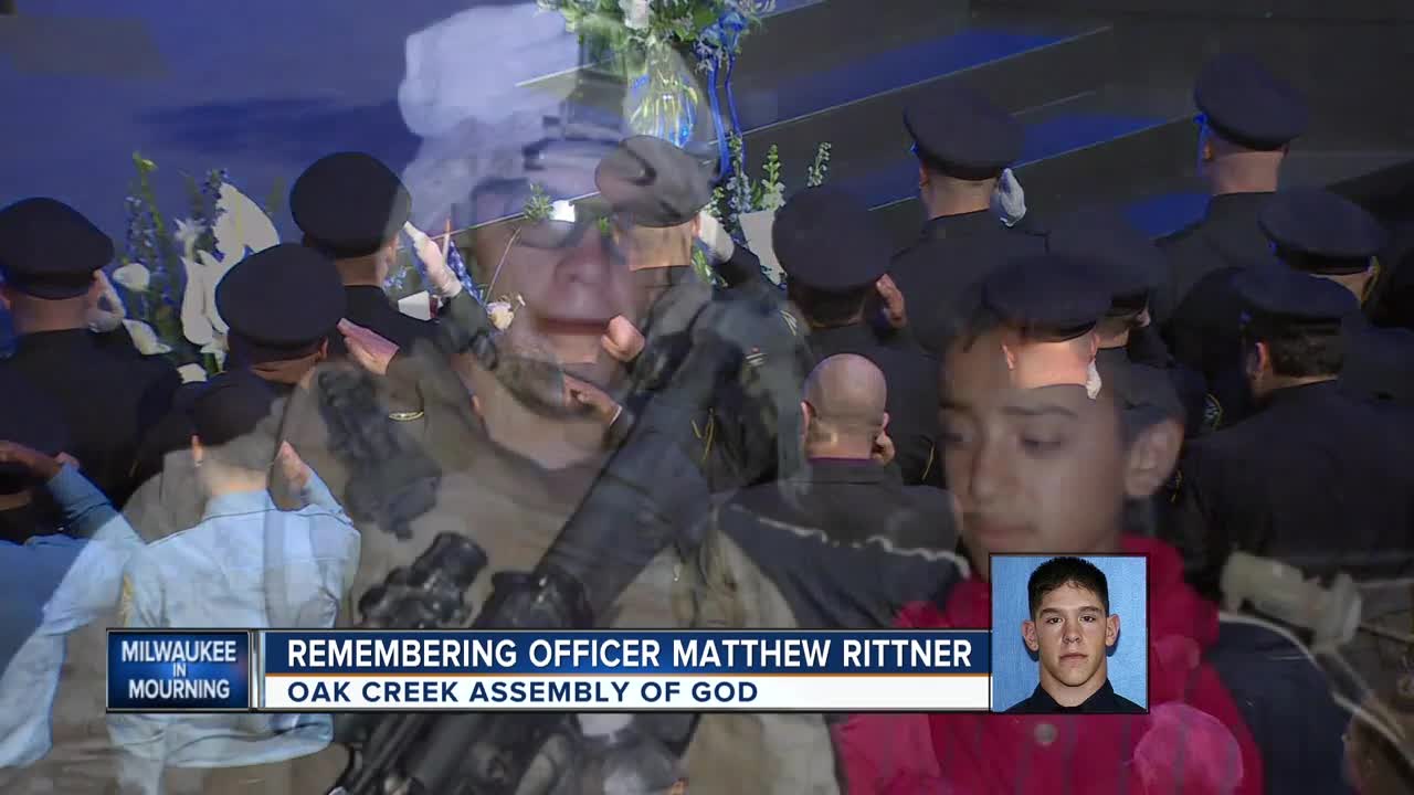 Milwaukee says goodbye to fallen MPD Officer Matthew Rittner