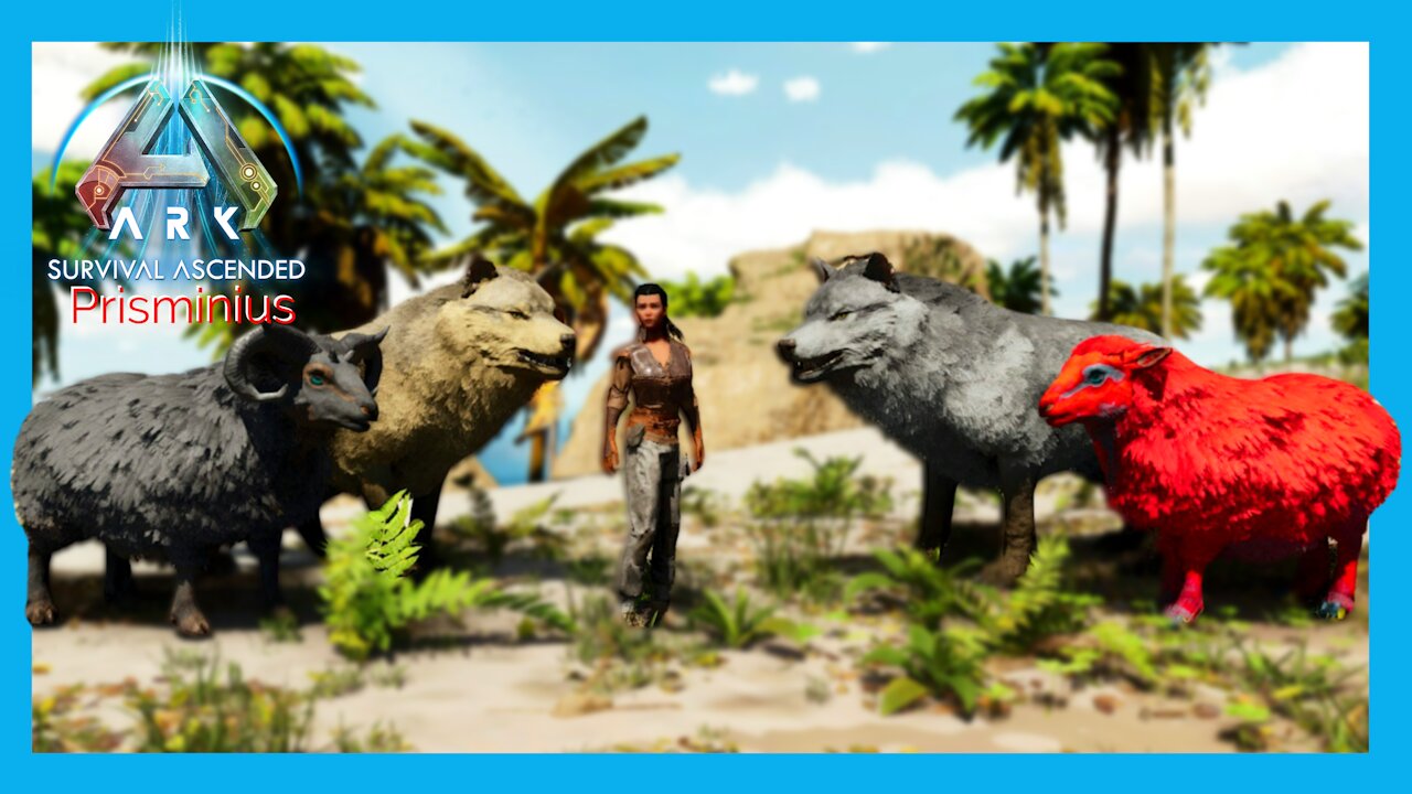 Taming Sheep (& some wolves)! lol Prisminius ep 7 #arksurvivalascended