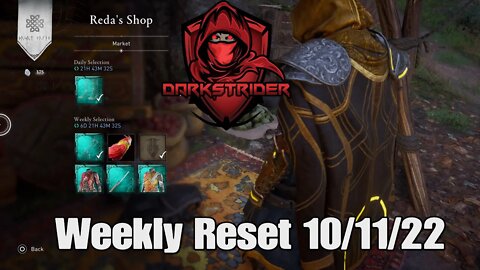 Assassin's Creed Valhalla- Weekly Reset 10/11/22