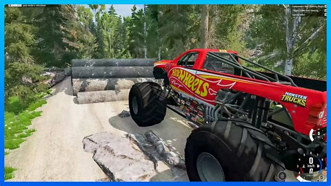 TruckFails | Hot Wheels Monster Truck #01 | BeamNG.Drive |TrucksFails