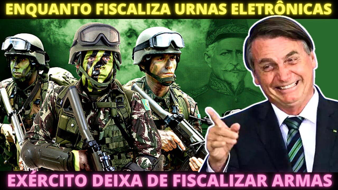 Exército está mais preocupadpo com urnas eletrônicas que com armas importadas