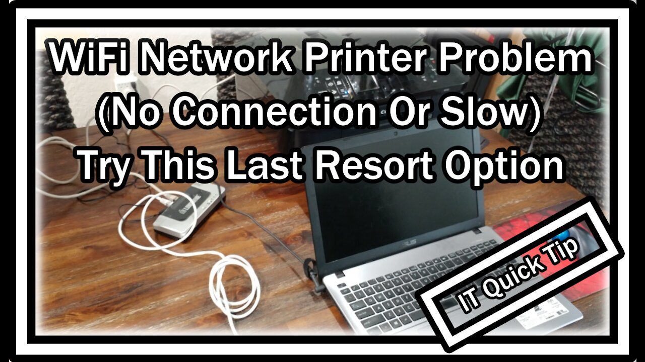 WiFi Network Printer Problem (No Connection Or Slow) - Try This Last Resort Option!