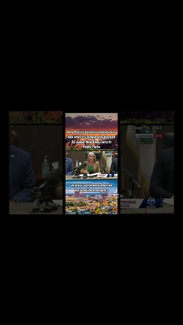 New Mexico Governor Amends Gun Ban, Tries Again