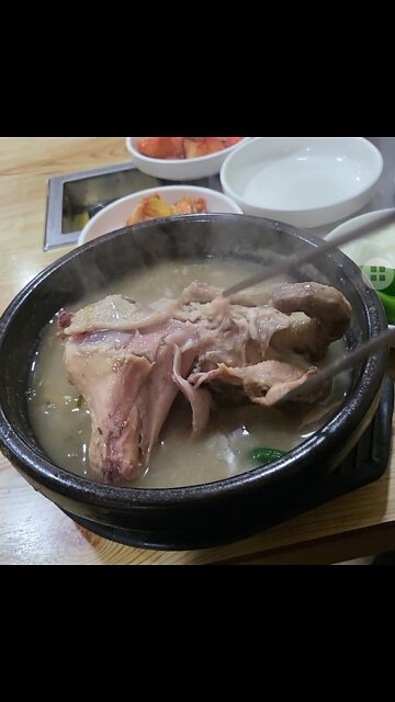 Korean style chiken soup