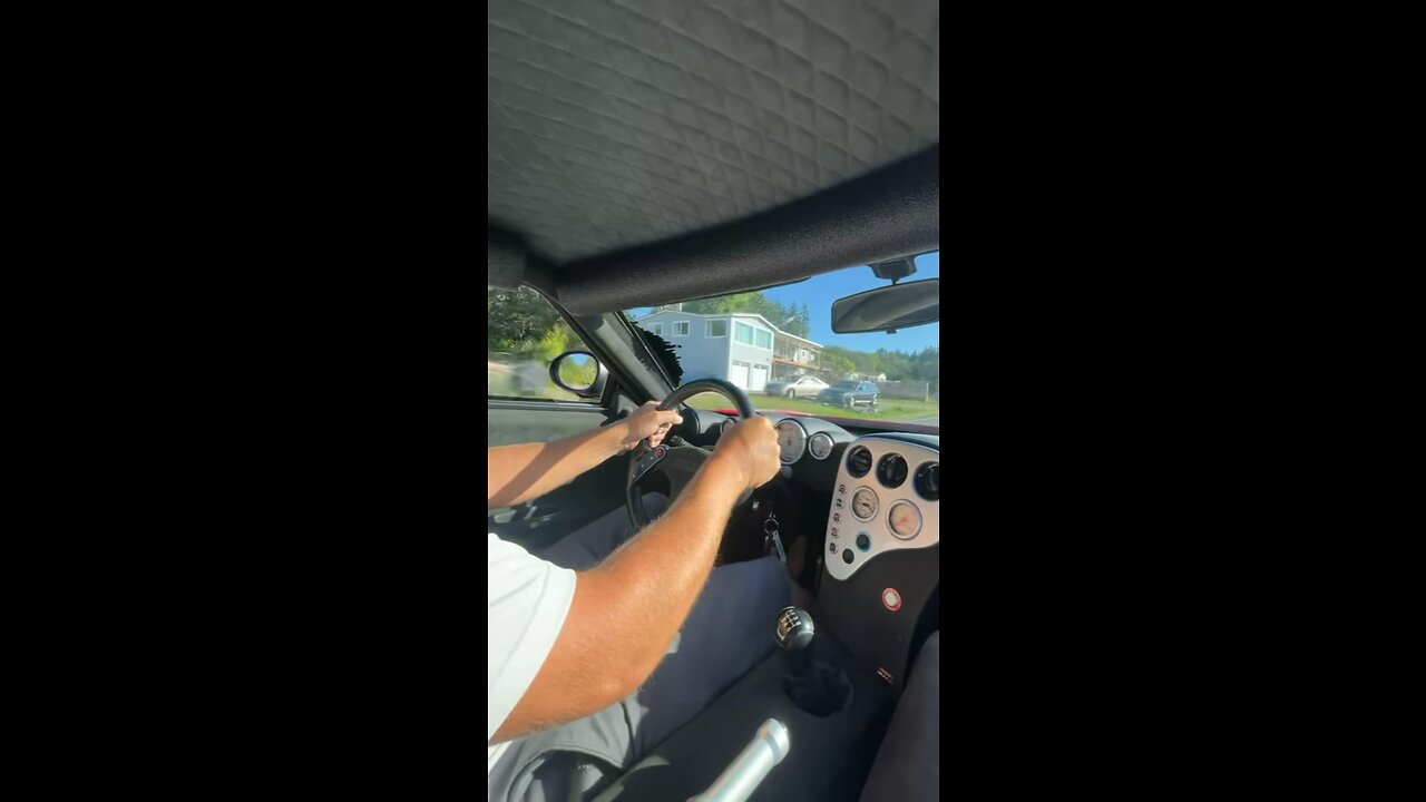 Race car on the street! Noble m400