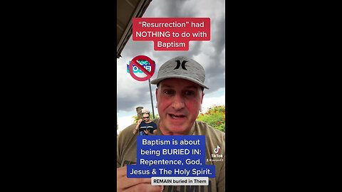 Resurrection Had Nothing To Do With Baptism.