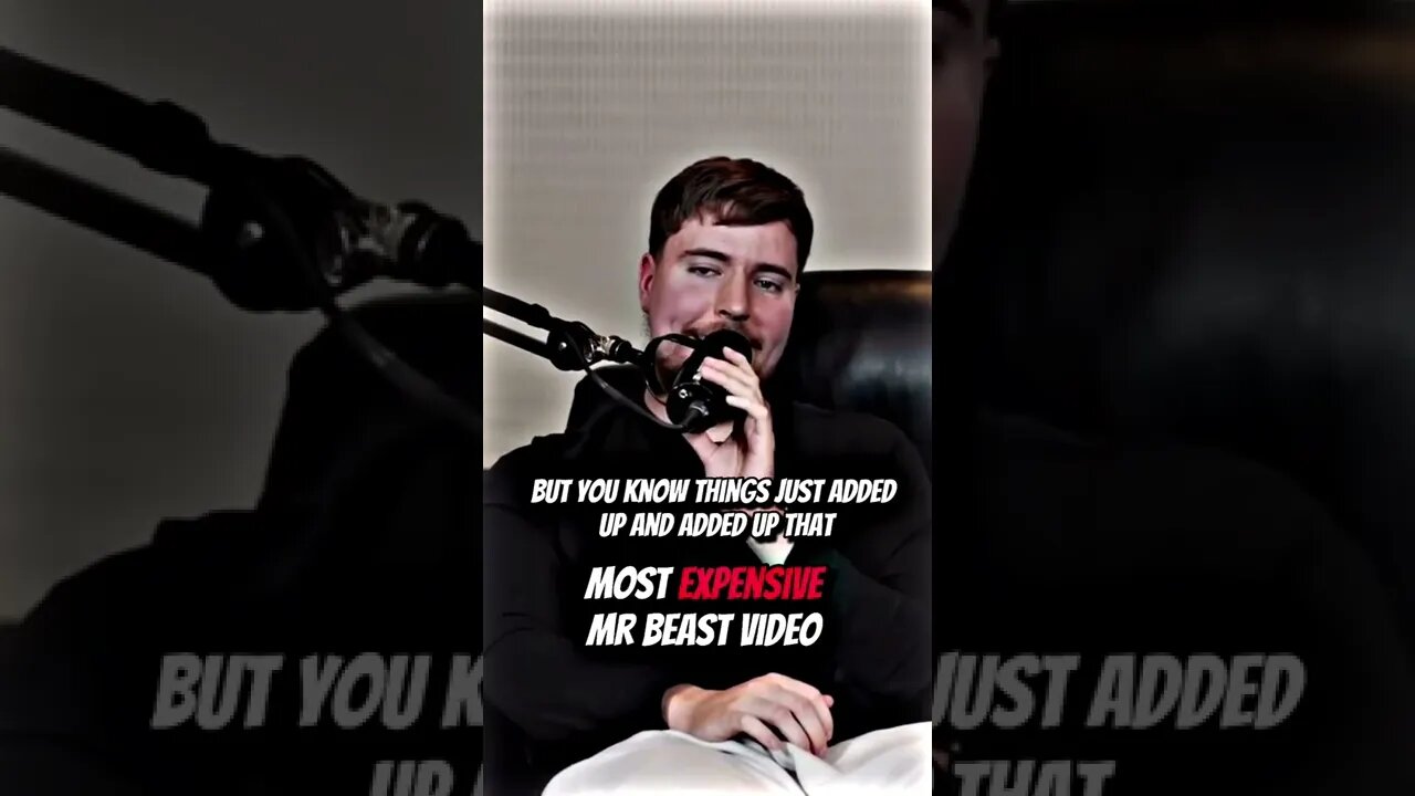 Most expensive mr beast video