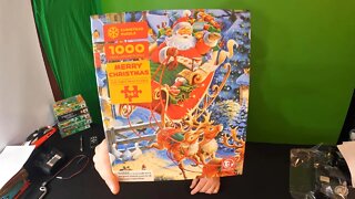 #4 Christmas Puzzle Jigsaw Puzzles 1000 Pieces for Adults and Kids Challenge Game Toys As Gifts Home