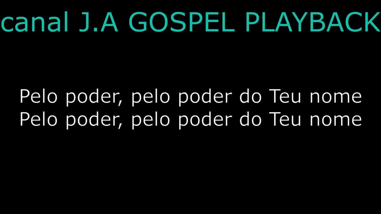 Midian Lima o nome de Jesus play back legendado