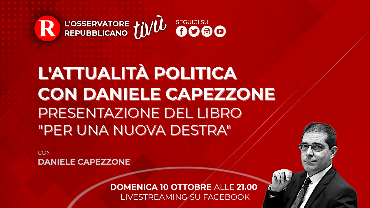 L'attualità politica con Daniele Capezzone