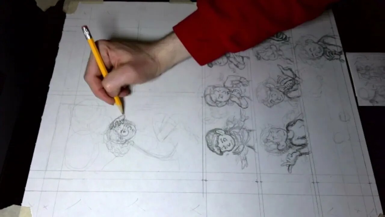 Art Timelapse: Penciling Page 123