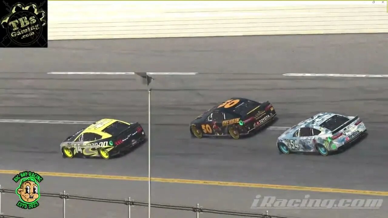 Final Lap at DEGA. intentionally taken out by a sore looser. Almost pulled it off still came in 2nd