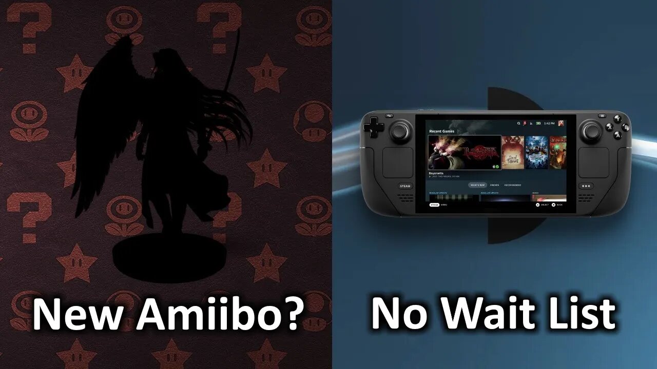 Steam Deck. Pilotwings 64. New Amiibo. Peach Leak.