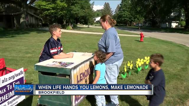 Brookfield boy raising money to fight Alzheimer's disease
