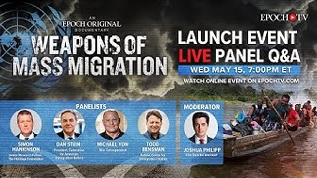 'Weapons of Mass Migration’ Live Panel Q&A. Crossroads 5-15-3024