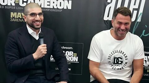 Ariel Helwani & Eddie Hearn Talk Conor McGregor and Katie Taylor fight in UFC Dublin