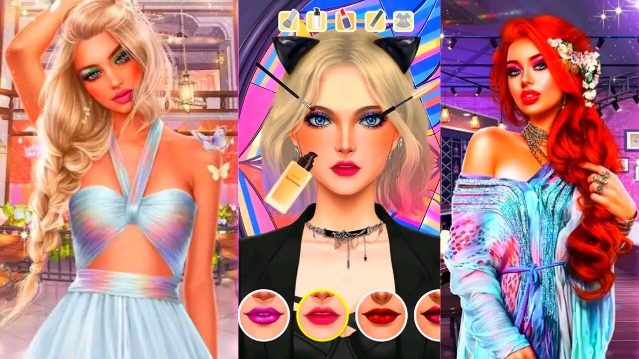 Makeup salon diy makeup artist/makeup games/diy makeup games/girl games/new game 2023 @TLPLAYZYT