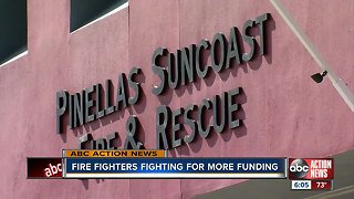 Firefighters in Pinellas fight for more funding