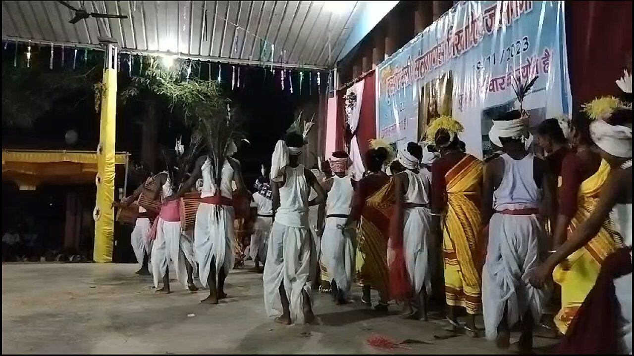 Tribal folk dance Jharkhand India