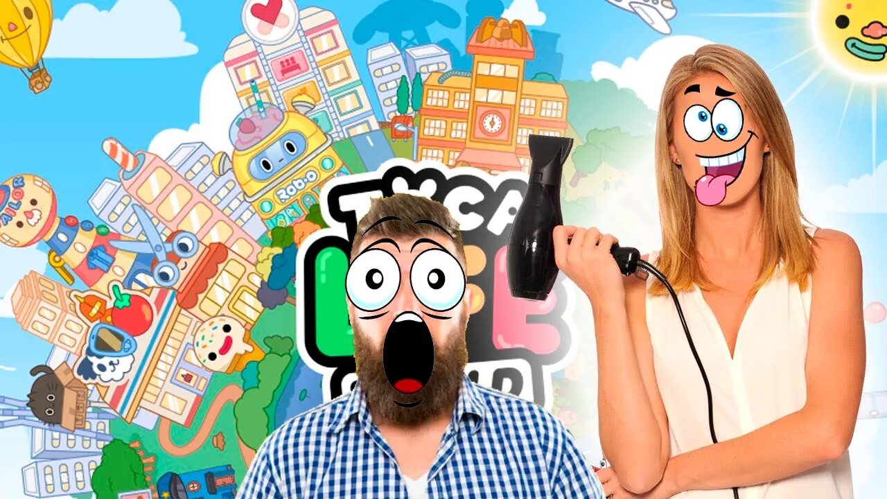 Um corte de Cabelo muito louco e divertido no Toca Life World!