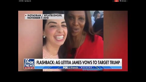 Letitia James entire election campaign was about getting Trump. Disgusting!
