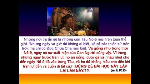 HÃY CHUẨN BỊ ĐỂ GẶP GỠ CHÚA GIÊSU TRONG CUỘC PHÁN XÉT NHỎ ĐÃ GẦN KỀ! Các TĐ JL. P235