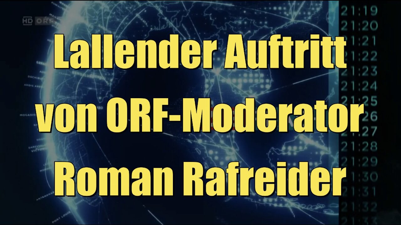 Lallender Auftritt von ORF-Moderator Roman Rafreider (ORF I ZIB Flash I 14.12.2021)