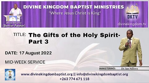 The Gifts of the Holy Spirit - Part 3 (17/08/22)