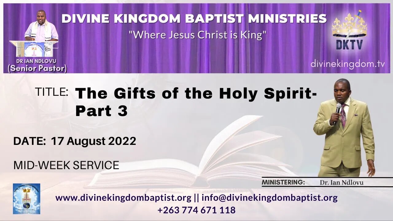 The Gifts of the Holy Spirit - Part 3 (17/08/22)