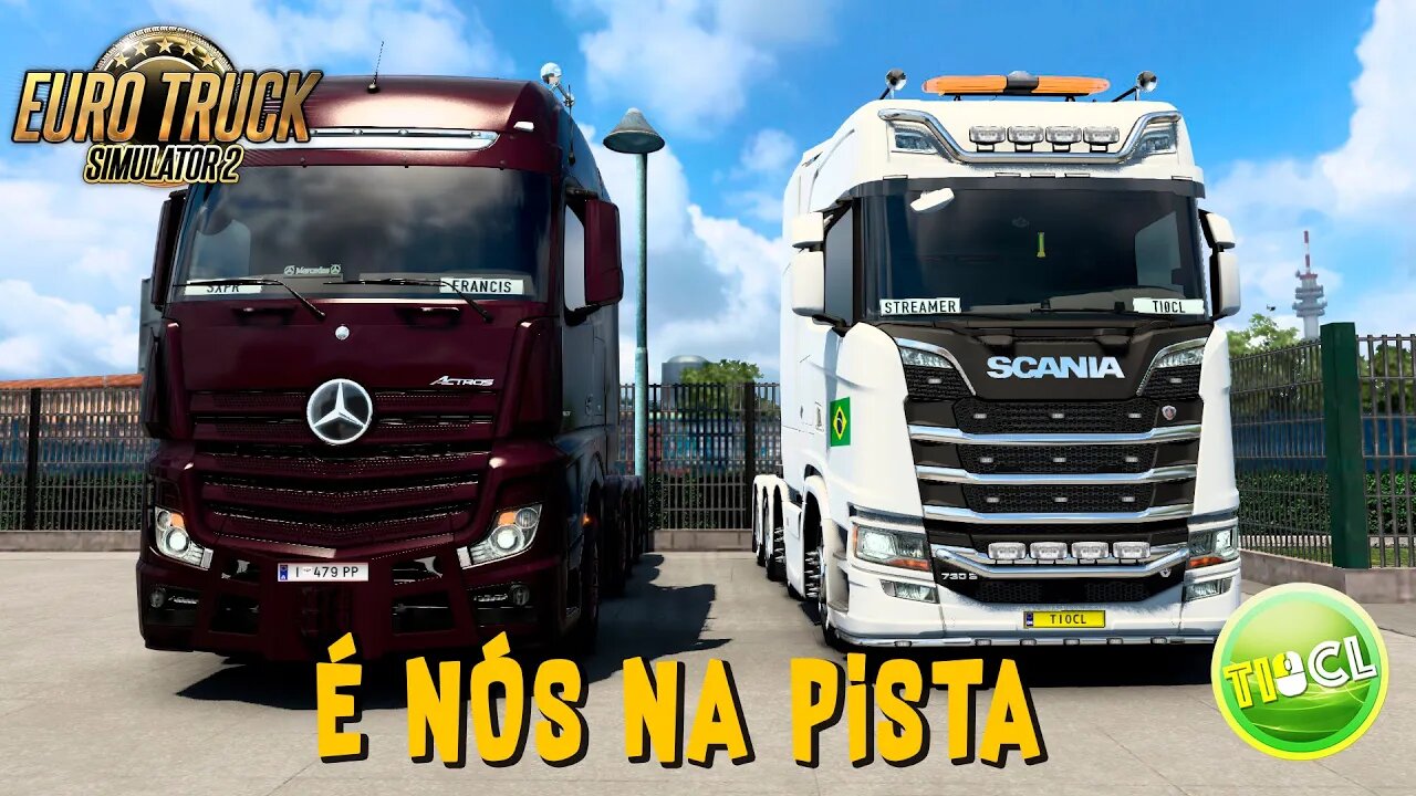 Scania e Mercedes na estrada