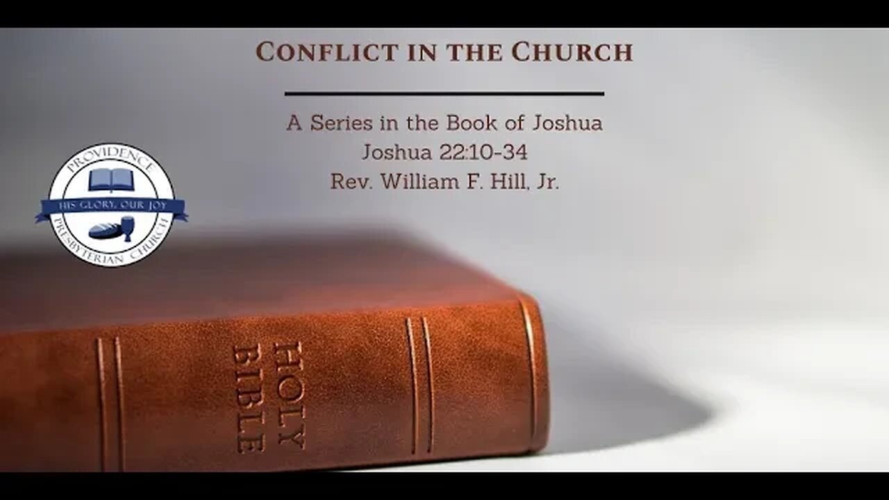 Joshua 22:10-34: Conflict in the Church