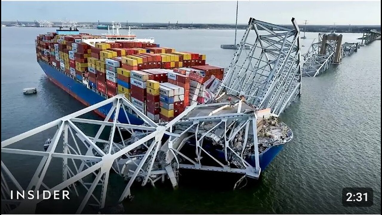 Cargo Ship Lost Its Lights and Steered into Bridge Supports Before Destroying Baltimore Bridge