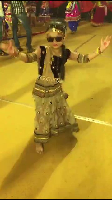 Little girl shows off amazing Indian dance moves