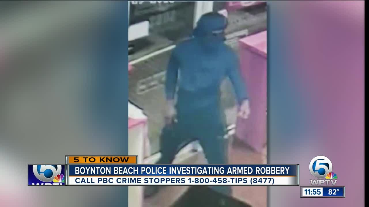 Armed man holds up Boynton Beach Firehouse Subs, police say