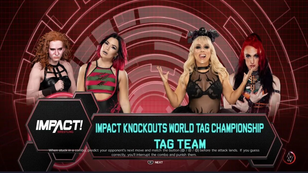 Impact Wrestling Slammiversary 2023 The Coven vs Kelly/Slamovich for the Impact KO Tag Team Titles