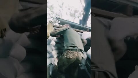 Skinny jean wearing Ukraine troops run when Russia hit them with shelling sweet thing