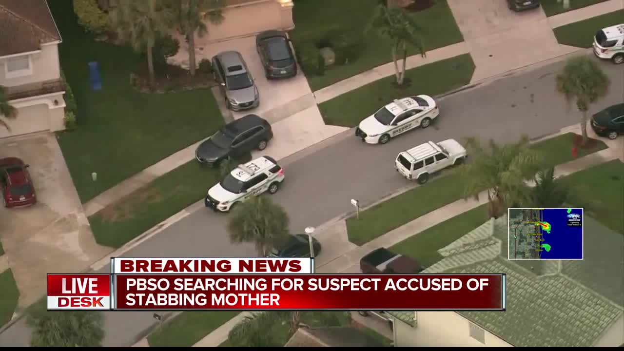 PBSO looking for male who stabbed mother in Royal Palm Beach