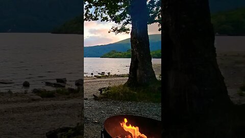 Sallochy Campsite on The West Highland Way #westhighlandway #lochlomond #shorts