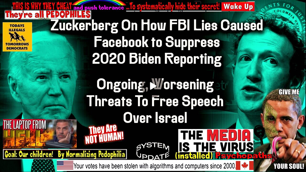 Mark Zuckerberg On How FBI Lies Caused Facebook to Suppress 2020 Biden Reporting;