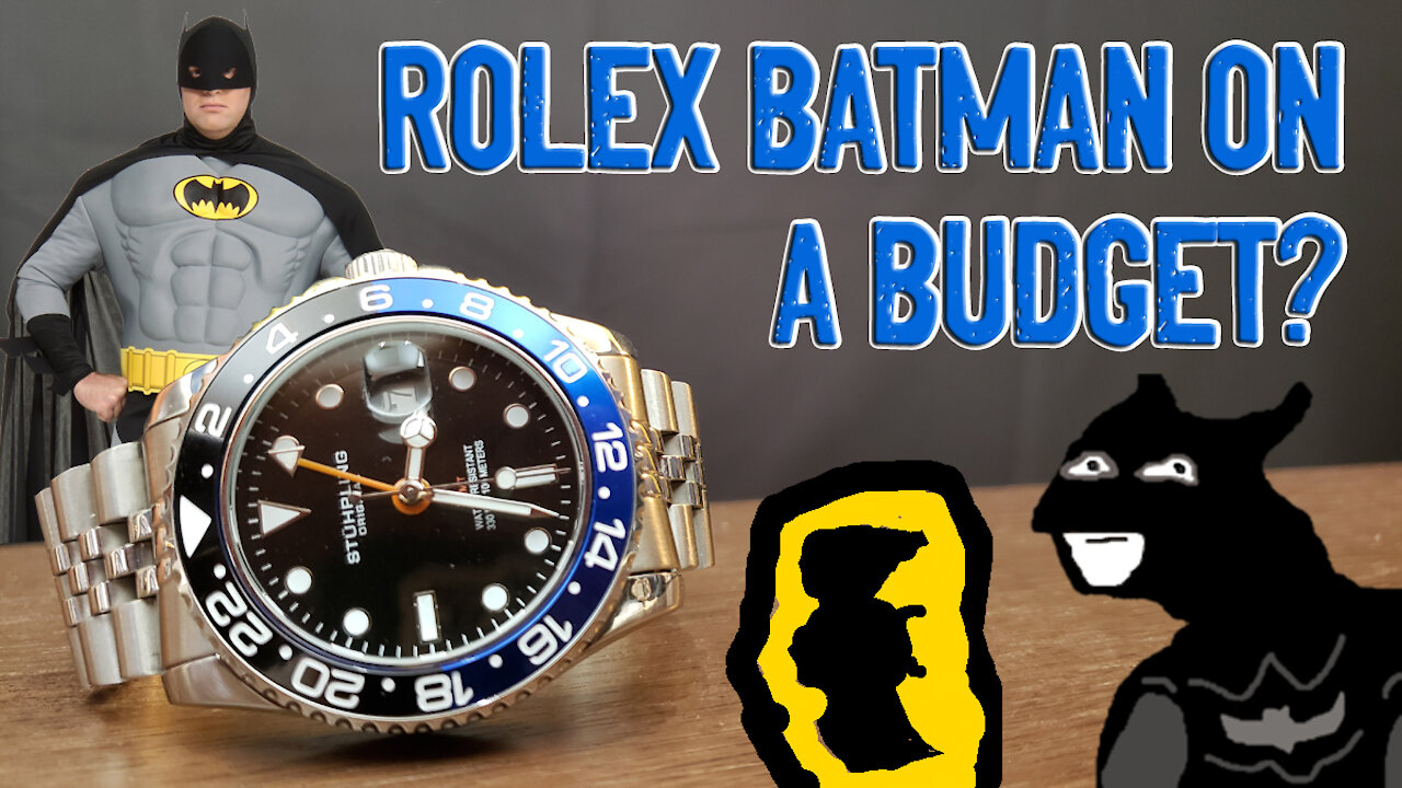 Stuhrling Original GMT - ROLEX BATMAN ON A BUDGET? [Should I Time This]