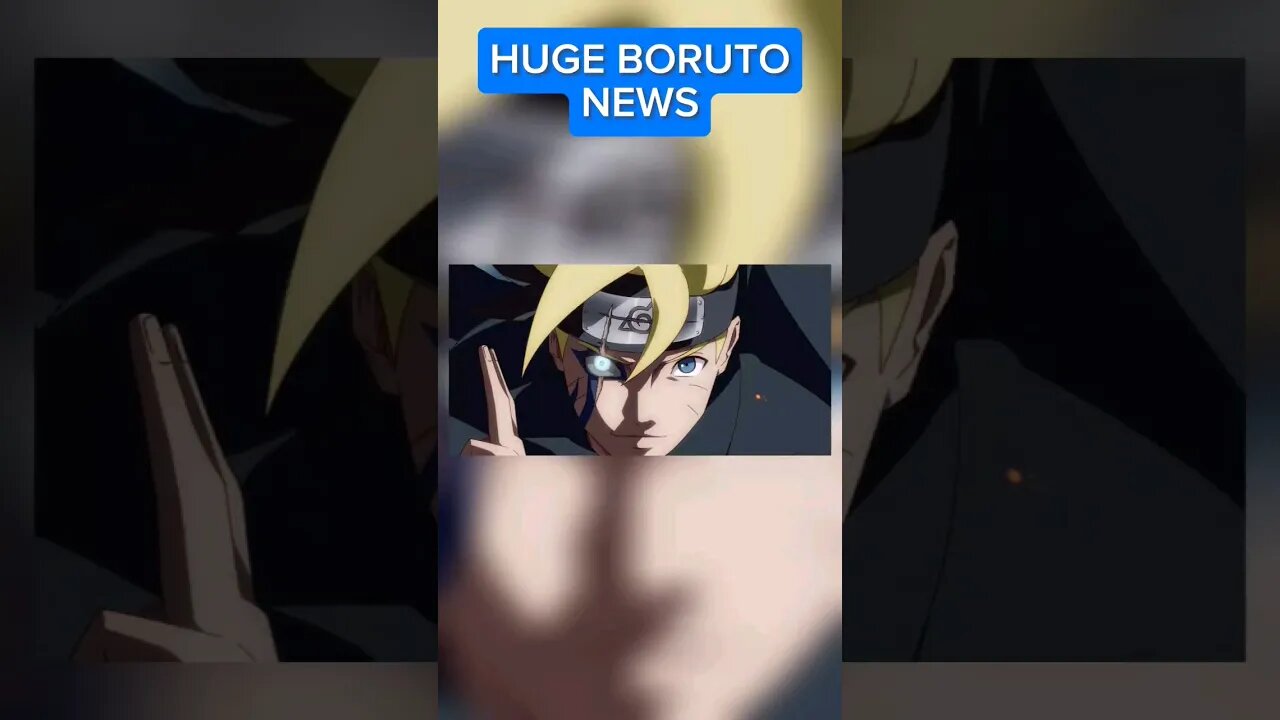 HUGE BORUTO NEWS