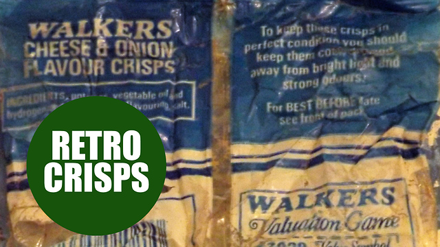 Volunteers stunned after finding pack of Walkers crisps dating back 30 YEARS