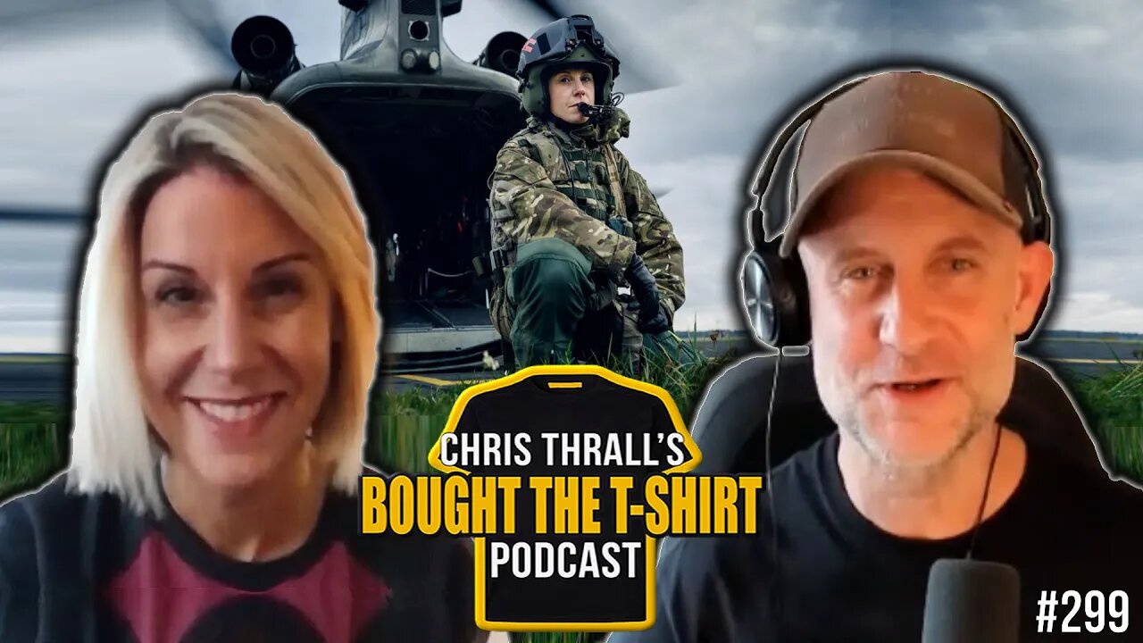 Chinook Crew 'Chick' | Liz McConaghy RAF | Bought The T-Shirt Podcast